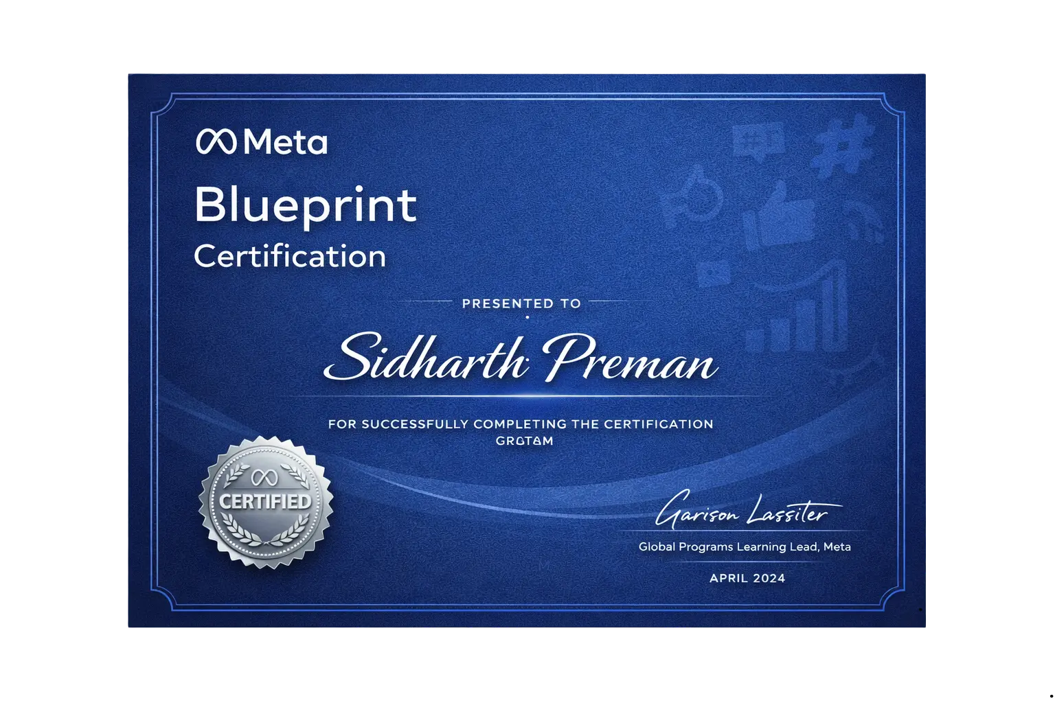 freelance digital marketer in kannur certificate 3